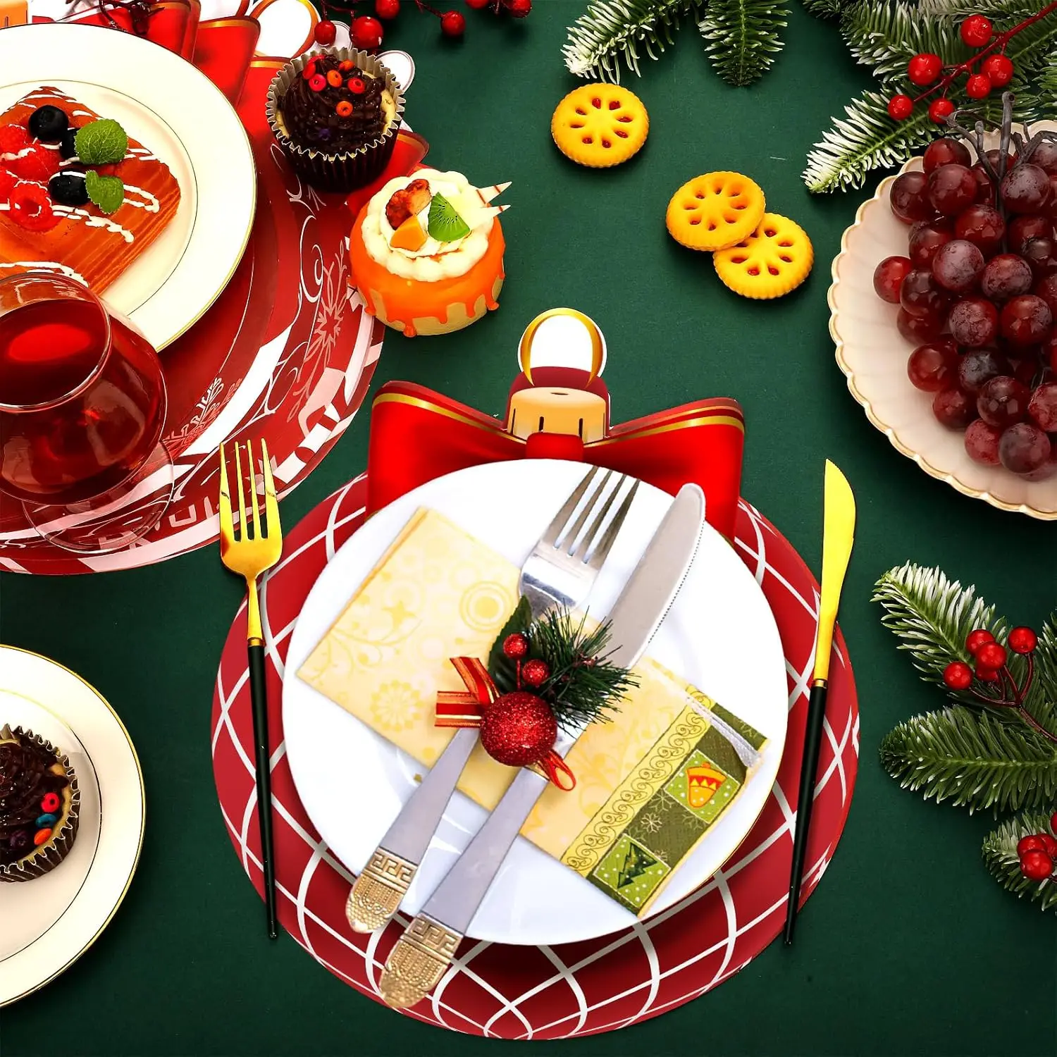 12PCS Christmas Wooden Ornament Hanging Decorations Xmas Ball Gnome Pendant DIY Christmas Tree Craft Home Decor New Year Gifts - Image 6