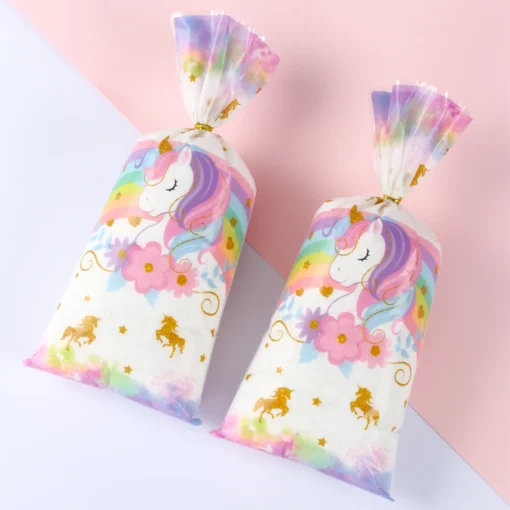 Rainbow Unicorn Disposable Tableware Happy 1st Birthday Party Decorations Kids Favors Gifts Unicorn Baby Shower Girls Supplies - Image 3