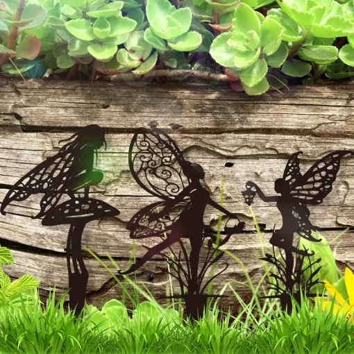 Garden Fairy Metal Outdoor Decor for Your Patio and Lawn - Image 5